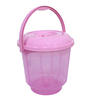 13 Ltrs Pink Plastic Bucket (Set of 3)