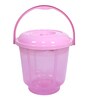 13 Ltrs Pink Plastic Bucket