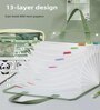 13 Pocket A4 Expanding File Folder with Handle Plastic Organizer (Clear)