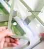 13 Pocket A4 Expanding File Folder with Handle Plastic Organizer (Clear)