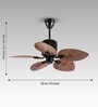 130 cm Modern Ceiling Fan with Light