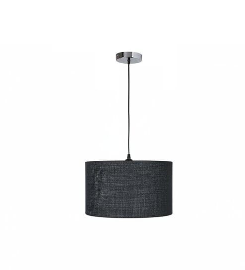 btr crafts 14-Inch Black Jute Fabric Drum Pendant Light, Modern Hanging Ceiling Lamp for Living Room, Bedroom, Dining Room & Home Decor, Silver Canopy-picture-38