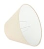 14-Inch Beige Fabric Conical Lampshade