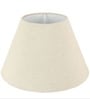14-Inch Beige Fabric Conical Lampshade