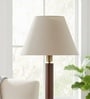 14-Inch Beige Fabric Conical Lampshade