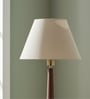 14-Inch Beige Fabric Conical Lampshade
