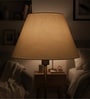 14-Inch Beige Fabric Conical Lampshade