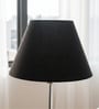 14-Inch Black Fabric Conical Lampshade