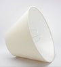 14-Inch Cream Fabric Conical Lampshade