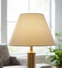 14-Inch Cream Fabric Conical Lampshade