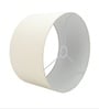 14-Inch Cream Fabric Drum Lampshade