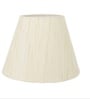 14-Inch Cream Texture Fabric Conical Lampshade