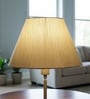 14-Inch Cream Texture Fabric Conical Lampshade