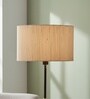 14-Inch Cream Texture Fabric Drum Lampshade