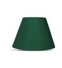 14-Inch Dark Green Fabric Conical Lampshade