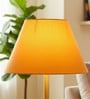14-Inch Dark Yellow Fabric Conical Lampshade