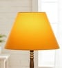 14-Inch Dark Yellow Fabric Conical Lampshade