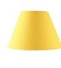 14-Inch Dark Yellow Fabric Conical Lampshade