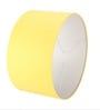 14-Inch Dark Yellow Fabric Drum Lampshade
