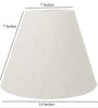 14-Inch Flex Fabric Conical Lampshade