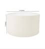 14-Inch Flex Fabric Drum Lampshade