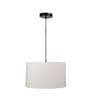 14-Inch Flex Fabric Drum Pendant Light, Modern Hanging Ceiling Lamp