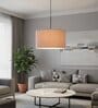 14-Inch Flex Fabric Drum Pendant Light, Modern Hanging Ceiling Lamp