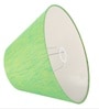 14-Inch Green Texture Fabric Conical Lampshade