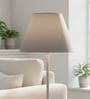 14-Inch Grey Fabric Conical Lampshade