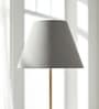 14-Inch Grey Fabric Conical Lampshade