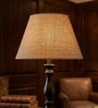 14-Inch Natural Jute Fabric Conical Lampshade