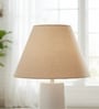 14-Inch Premium Jute Fabric Conical Lampshade