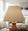 14-Inch Premium Jute Fabric Conical Lampshade