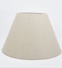14-Inch Premium Jute Fabric Conical Lampshade