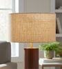 14-Inch Premium Jute Fabric Drum Lampshade