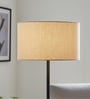14-Inch Premium Jute Fabric Drum Lampshade