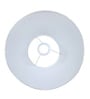 14-Inch White Fabric Conical Lampshade