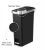 15+15 Litre Metallic Stainless Steel Dustbin