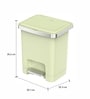 15 Litre Blue Plastic Dustbin