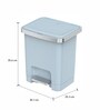 15 Litre Green Plastic Dustbin