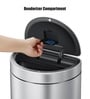 15 Litre Grey Plastic Dustbin