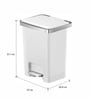 15 Litre Metallic Stainless Steel Dustbin