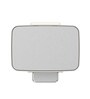 15 Litre White Stainless Steel Dustbin