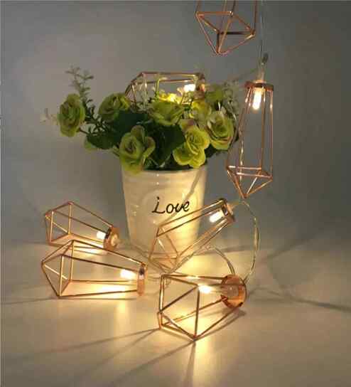16 LED Diamond Shaped String Light