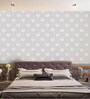 16 Feet Grey Motif 350 Gsm Wallpaper Roll