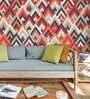 16 Feet Vintage Rhombus 180 Gsm Wallpaper Roll