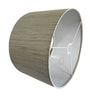16-Inch Cream Texture Fabric Drum Lampshade