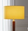 16-Inch Dark Yellow Fabric Drum Lampshade