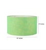 16-Inch Green Texture Fabric Drum Lampshade