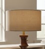 16-Inch Premium Jute Fabric Drum Lampshade